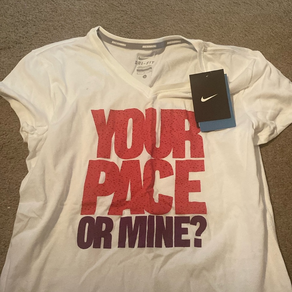 Nike S drifit Your Pace or Mine? tee